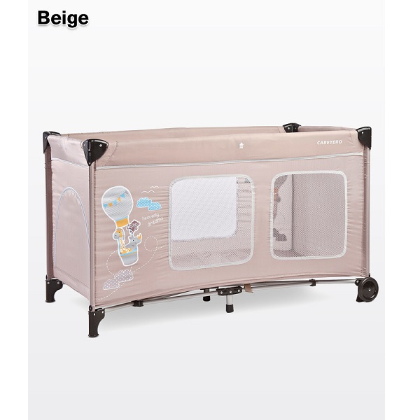 Манеж-кровать Caretero Simplo Plus - beige