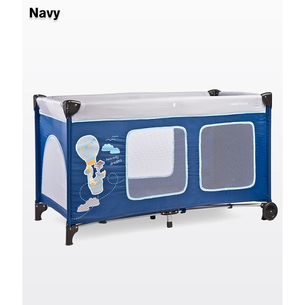 Манеж-кровать Caretero Simplo Plus - navy