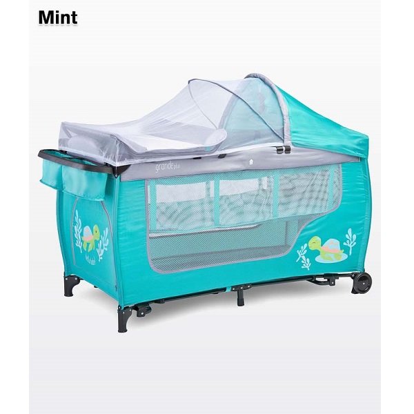 Манеж-кровать Caretero Grande Plus - mint