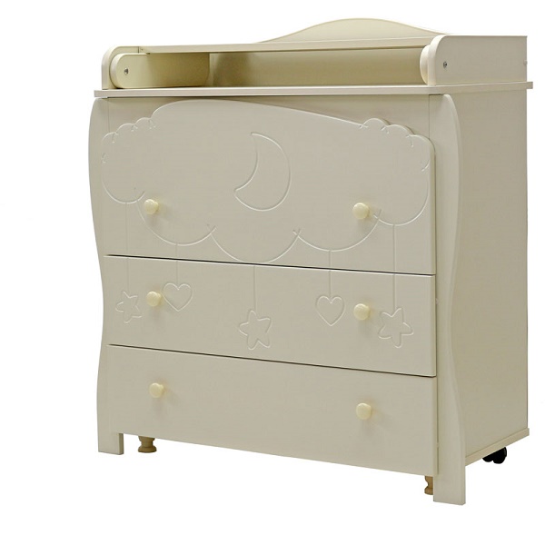 Комод пеленальный Топотушки Софья МДФ - слоновая кость
