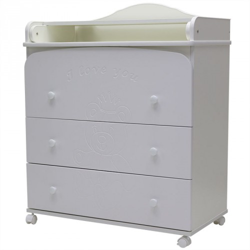 Комод пеленальный Топотушки Каролина МДФ - белый