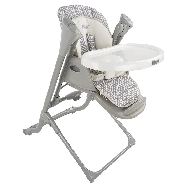 Стульчик-электрокачели Pituso Avila - серо-белый