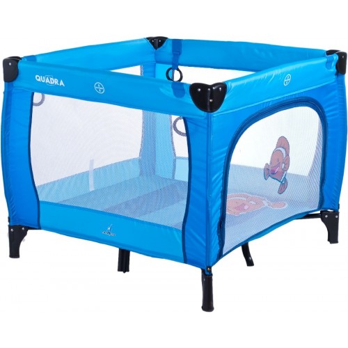 Детский манеж Caretero Quadra - blue