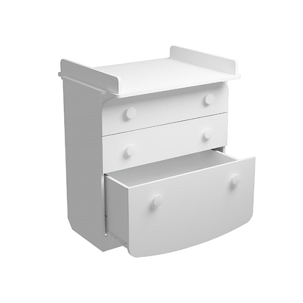 Комод пеленальный ФА-М Смайлбокс - белый