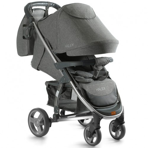 Детская прогулочная коляска XO-Kid Halex - dark grey