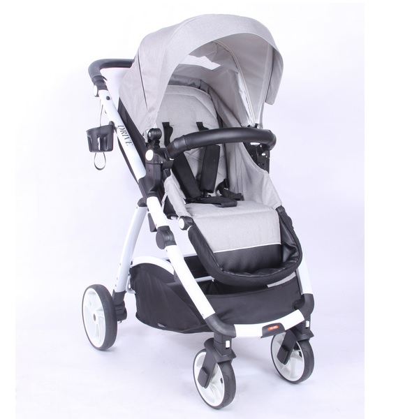Детская прогулочная коляска XO-Kid Drive - light grey