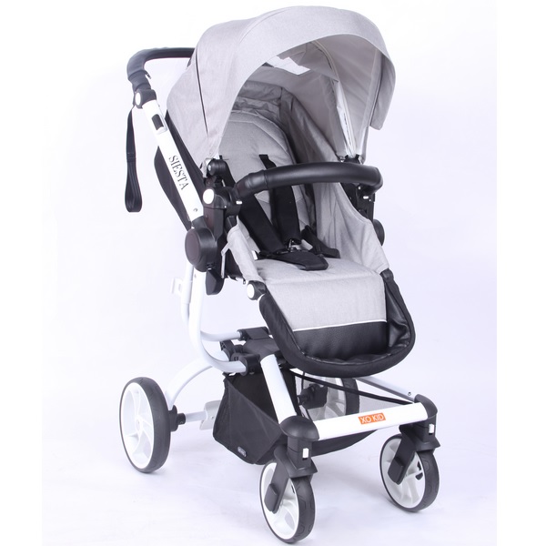 Детская прогулочная коляска XO-Kid Siesta - light grey