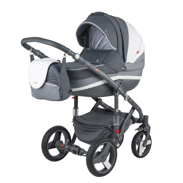 Детская коляска Adamex Vicco carmel&grey 2 в 1 - A25