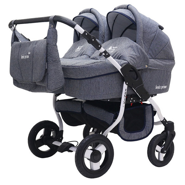 Детская коляска для двойни Bart Plast Terra Prime  2 в 1 - 01