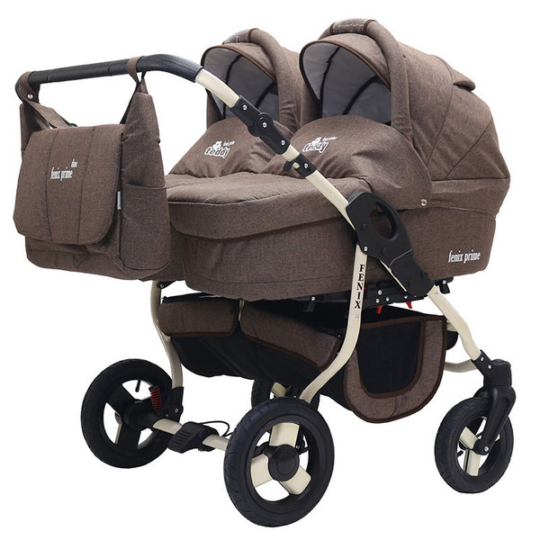 Детская коляска для двойни Bart Plast Terra Prime  2 в 1 - 05