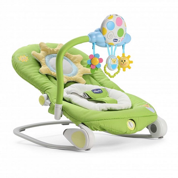Шезлонг-качалка Chicco Balloon - summer green