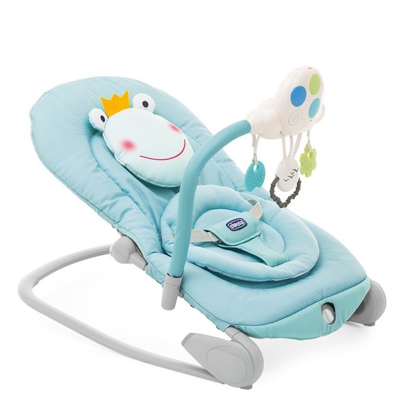 Шезлонг-качалка Chicco Balloon - froggy