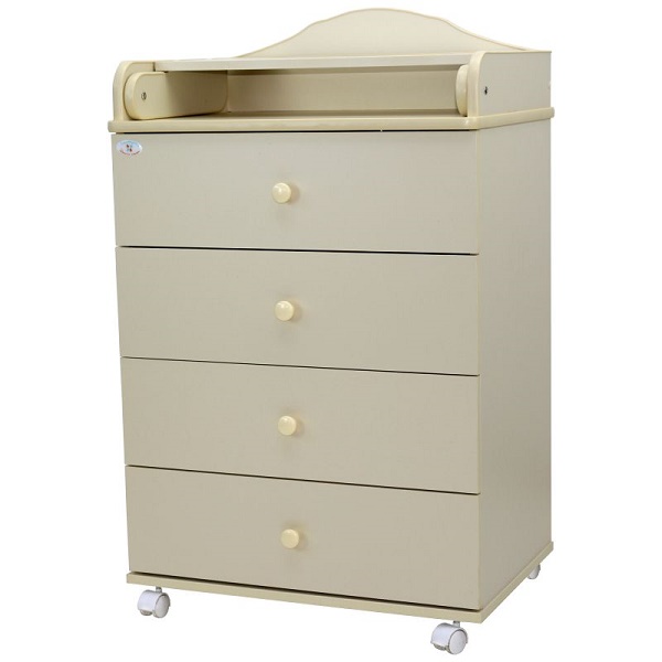 Комод пеленальный Топотушки Артемка мини 60/4 ЛДСП - слоновая кость