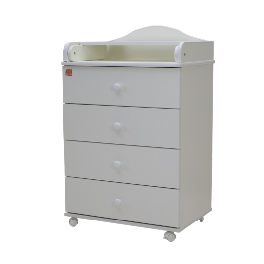 Комод пеленальный Топотушки Артемка мини 60/4 ЛДСП - белый
