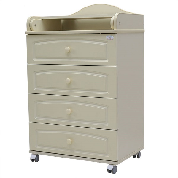 Комод пеленальный Топотушки Артемка мини 60/4 МДФ - слоновая кость