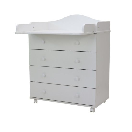 Комод пеленальный Топотушки Артемка  80/4 ЛДСП - белый