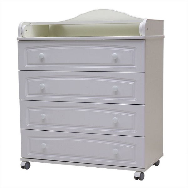 Комод пеленальный Топотушки Артемка 80/4 МДФ - белый