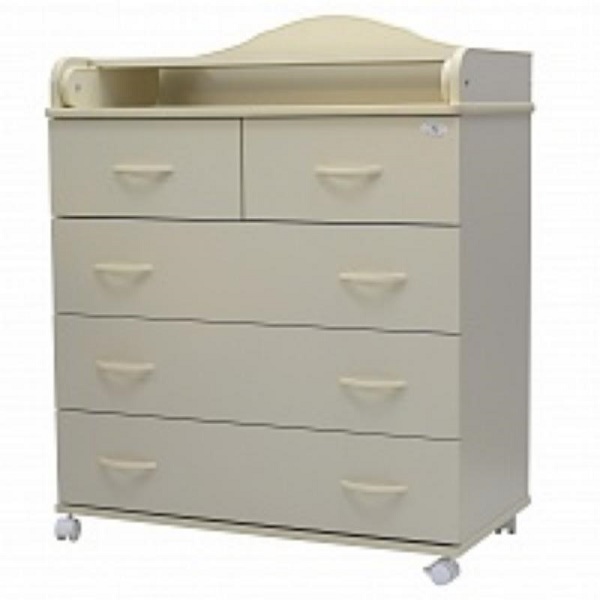 Комод пеленальный Топотушки Артемка  80/5 ЛДСП - слоновая кость