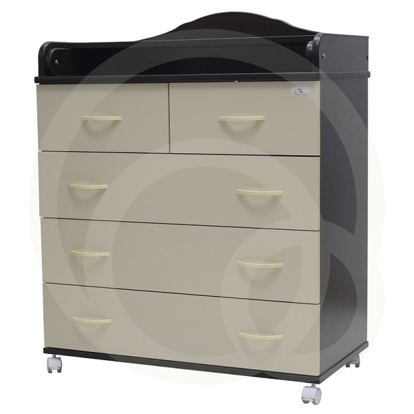 Комод пеленальный Топотушки Артемка  80/5 ЛДСП - венге-слоновая кость