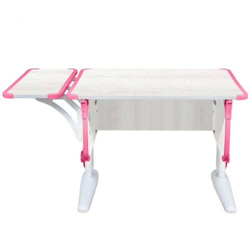 Парта Деми СУТ 41-К со стулом - рамух-белый-розовый