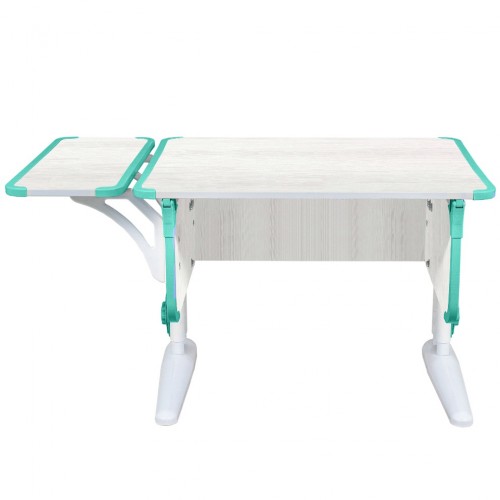 Парта Деми СУТ 41-К со стулом - рамух-белый-бирюзовый