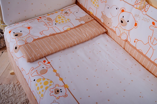 Бортики в кроватку Баю Бай Дружба - бежевый