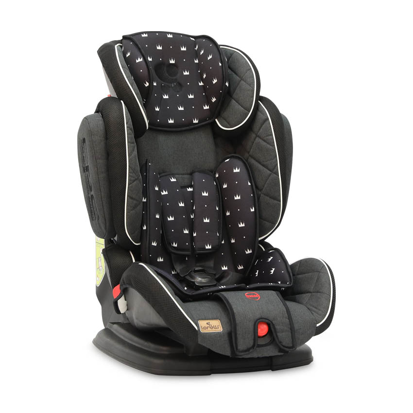 Автокресло Lorelli Magic+SPS - black crowns