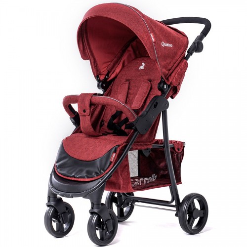 Прогулочная коляска Carrello Quattro - deep red