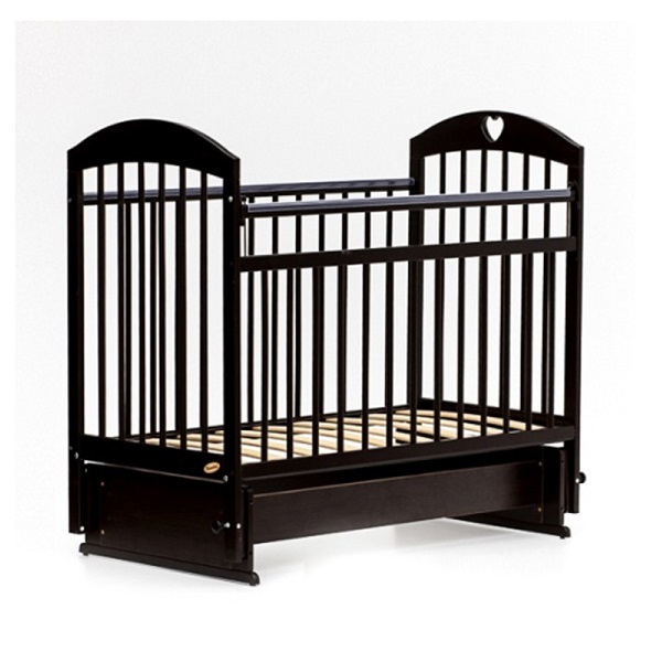 Детская кроватка Бамбини 20 маятник без ящика - венге