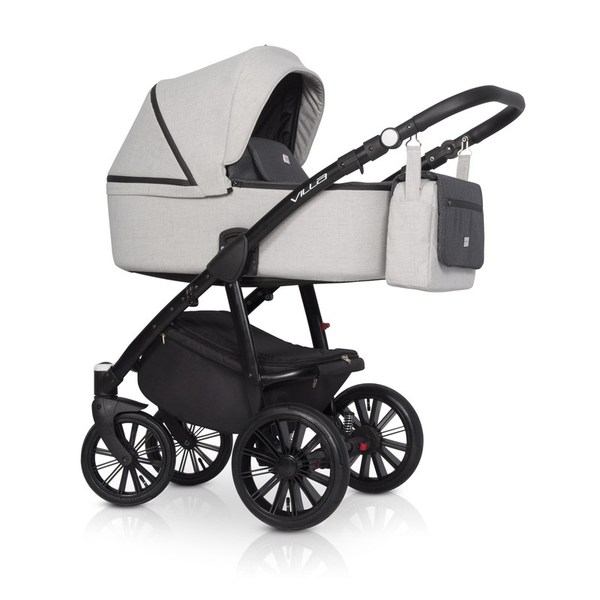 Детская коляска Riko Villa 3 в 1 - 03/titanium