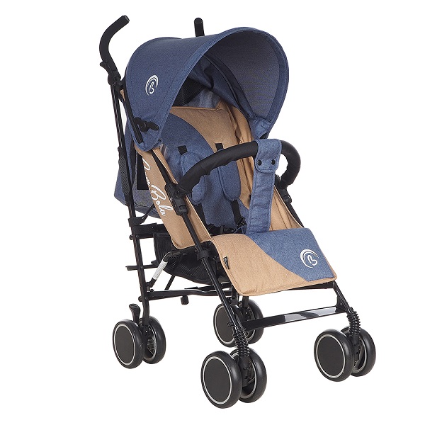 Прогулочная коляска-трость Bambola Lino - джинс/капучино