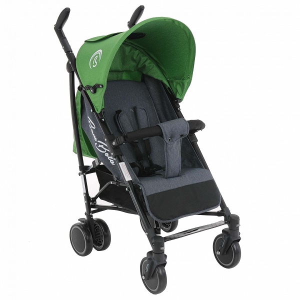Прогулочная коляска-трость Bambola Eclipse - серо/зеленый