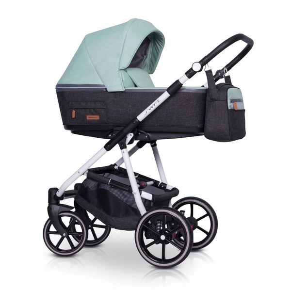 Детская коляска Riko Swift Natural 3 в 1 - 03 basil