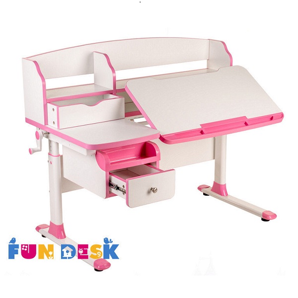 Парта Fundesk Sognare - розовый