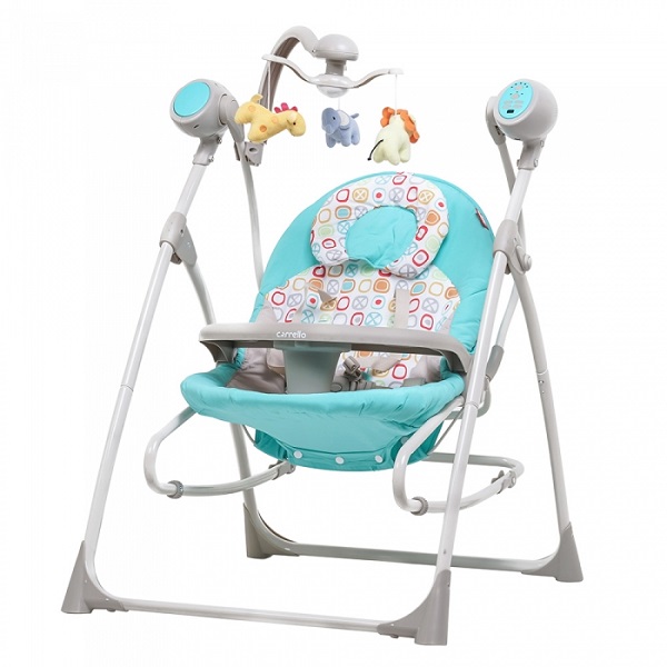 Шезлонг-качели Carrello Nanny - turquous tribble