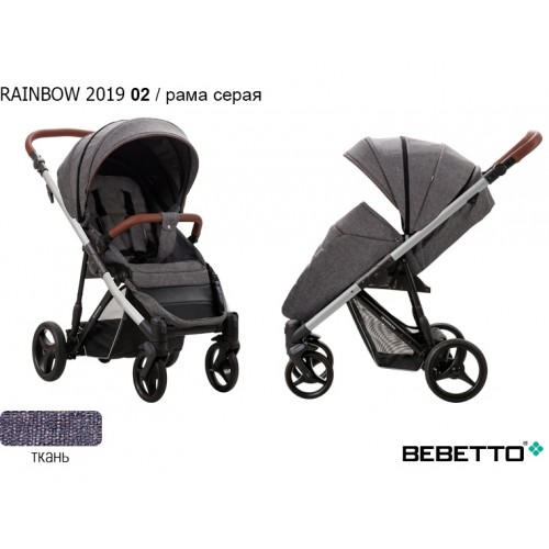 Прогулочная коляска Bebetto Rainbow 2019 - 02 SZA