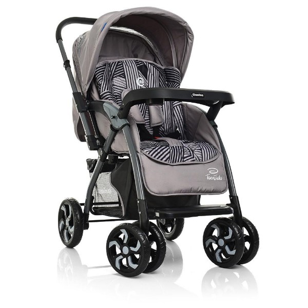 Прогулочная коляска El Camino Tornado ME 1007-9 - серый