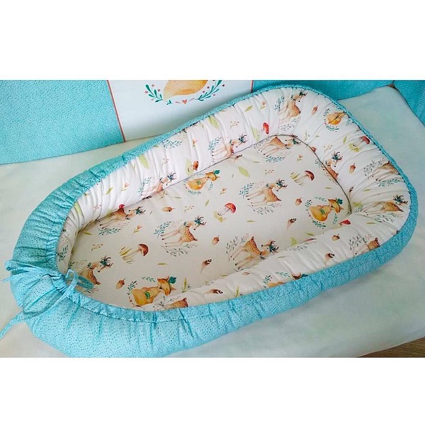 Гнездышко-кокон Lapetti Волшебны лес - голубой