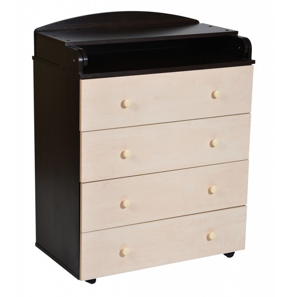 Комод пеленальный Ray Milan 804 ЛДСП - венге-клен