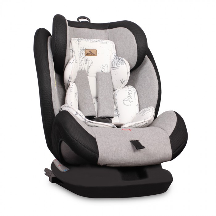 Автокресло lorelli Corsica Isofix - black grey cities