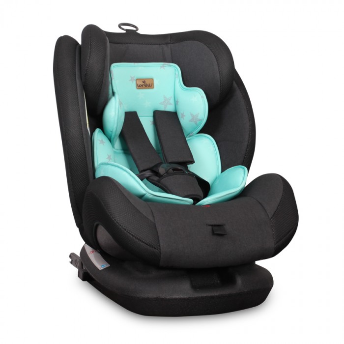 Автокресло lorelli Corsica Isofix - black green stars