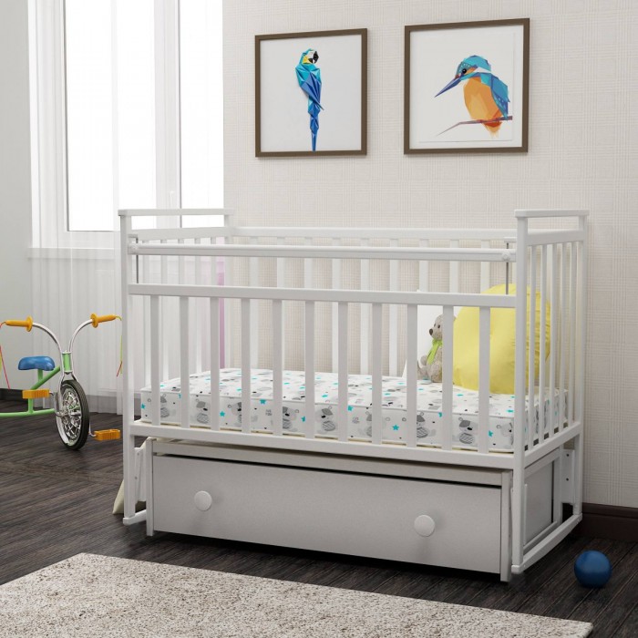 Детская кроватка ФА-М Дарья 1 - белый