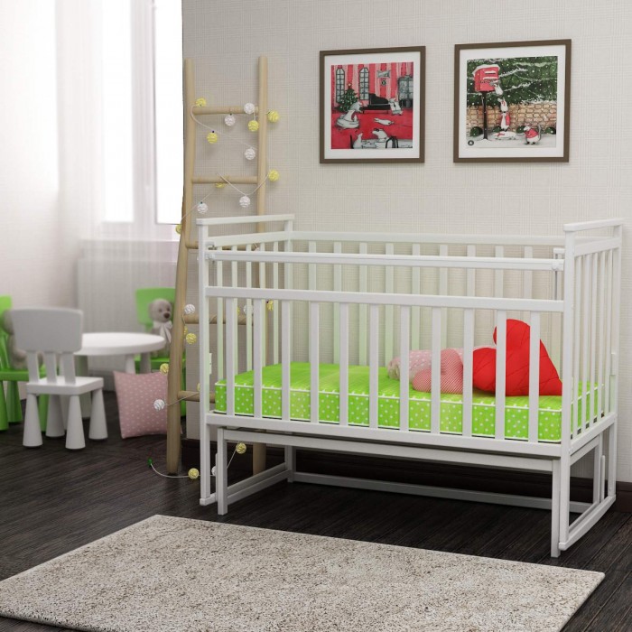 Детская кроватка ФА-М Дарья 2 - белый