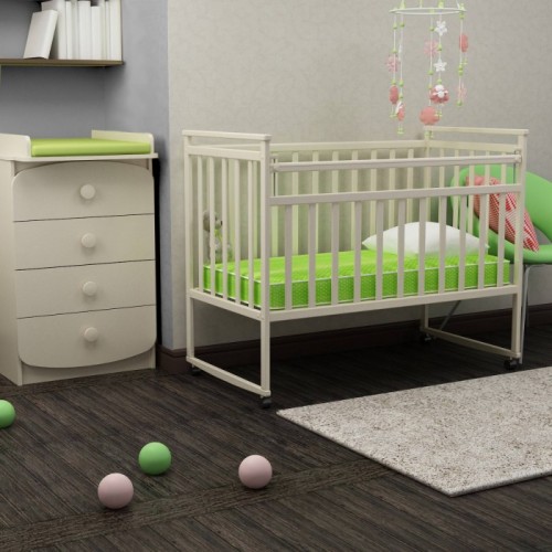 Детская кроватка ФА-М 3 Дарья - слоновая кость