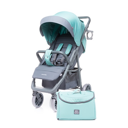 Прогулочная коляска 4Baby Moody Limited Edition с сумкой - aqua