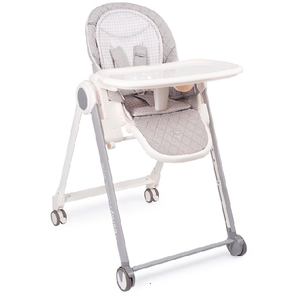 Стульчик для кормления Happy baby Berny Basic - light grey
