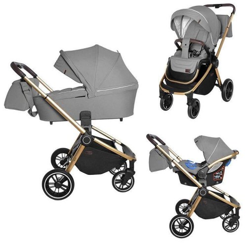Детская коляска Carrello Epica 3 в 1 - silver grey