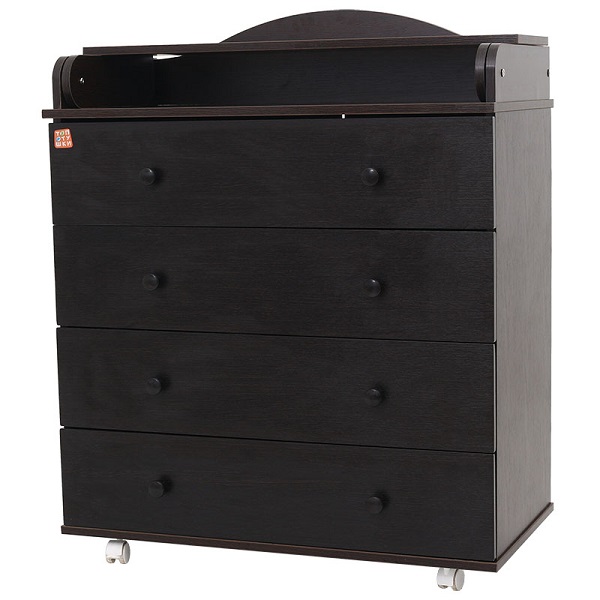 Комод пеленальный Топотушки Фортуна 80/4 ЛДСП - венге