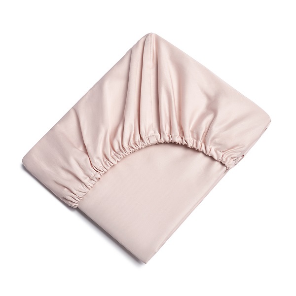 Простыня на резинке Перина для прямоугольной кроватки 120х60 - розовый