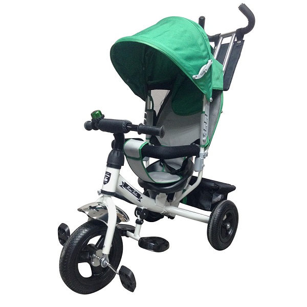Mini Trike 3-х колесный велосипед 950D надувные колеса - зеленый